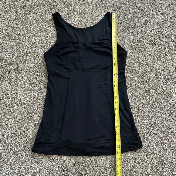 Lululemon Run Tame Me black pinstripe sleeveless tank top - Picture 7 of 9